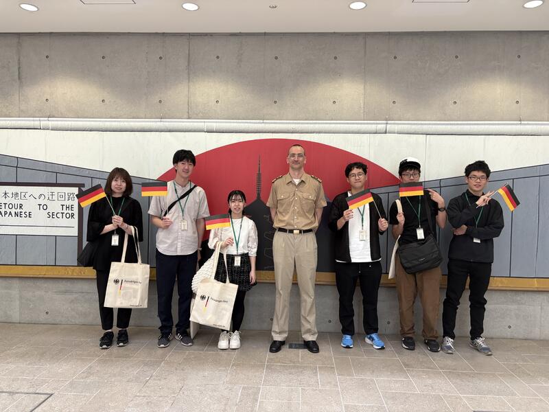 ドイツ大使館にて