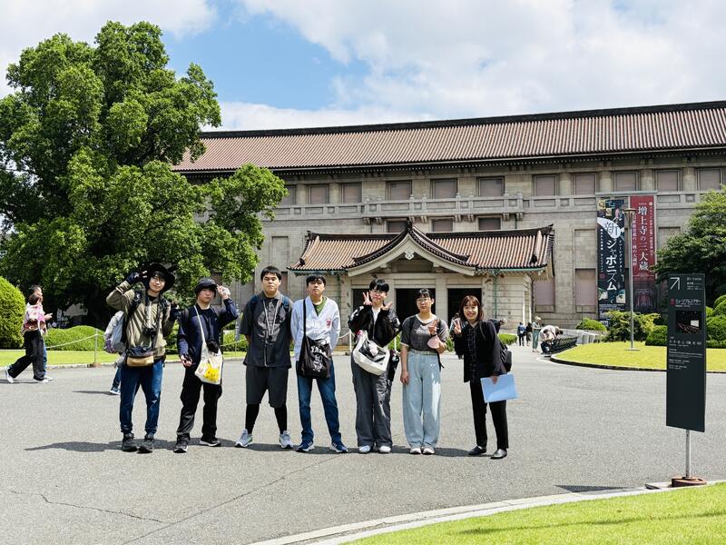 東京国立博物館にて