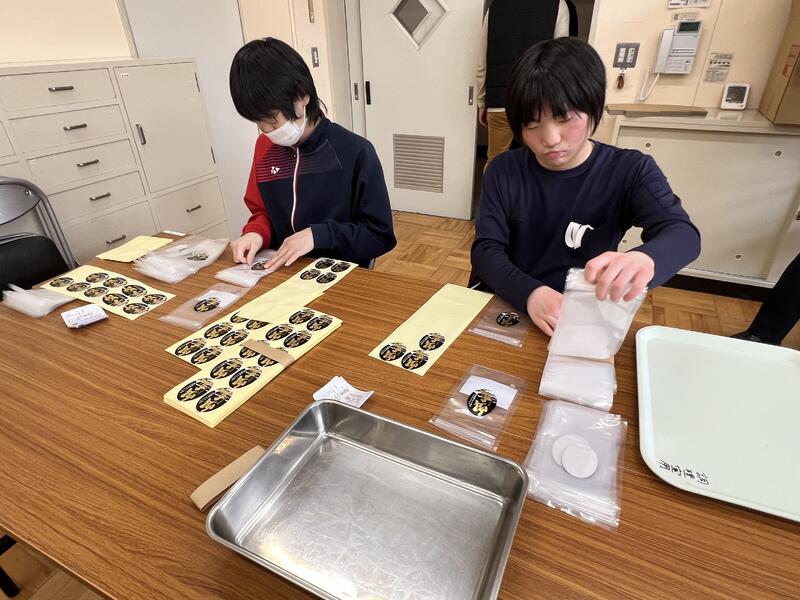 ホタテ作業
